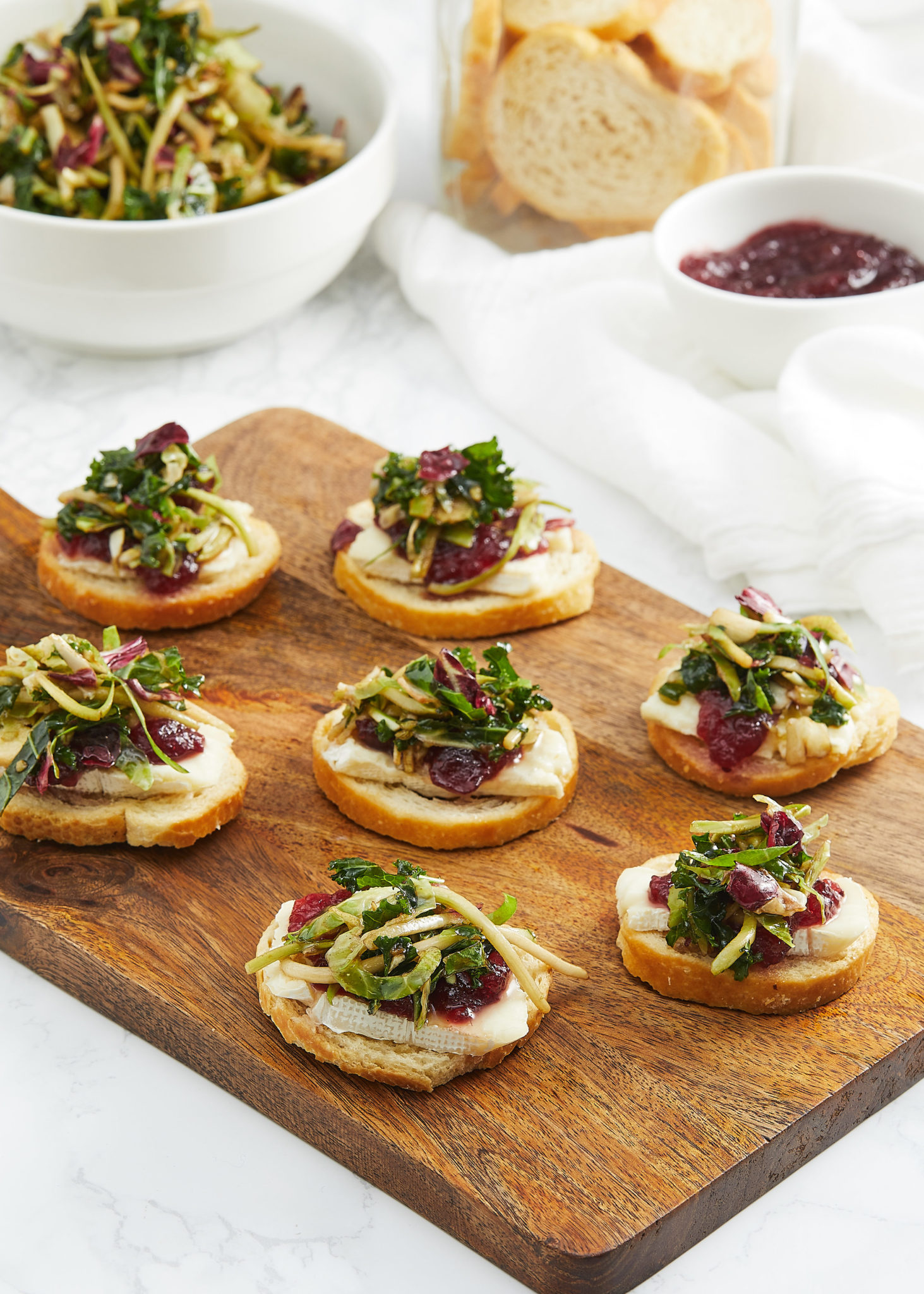 Brie, Cranberry & Kale Cabbage Blend Bites - Foodservice by Mann Packing