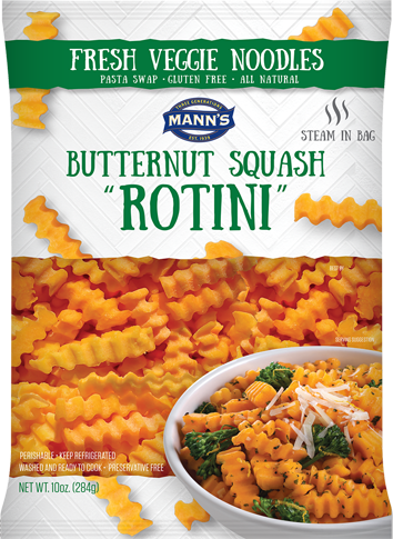 Butternut Squash "Rotini" Marinara  Mann's Fresh Vegetables