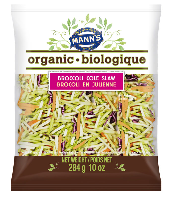 Organic Broccoli Cole Slaw | Mann's