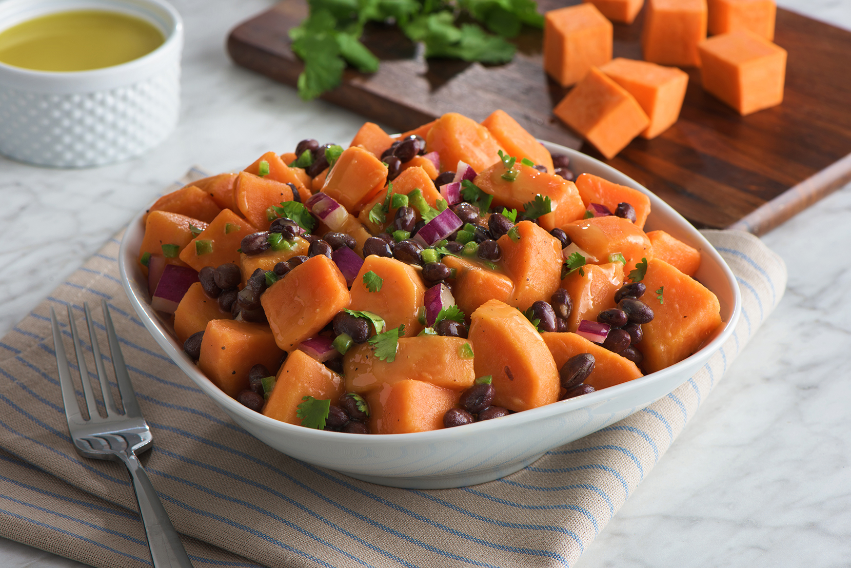 Sweet Potato and Black Bean Salad - Mann's Fresh Vegetables