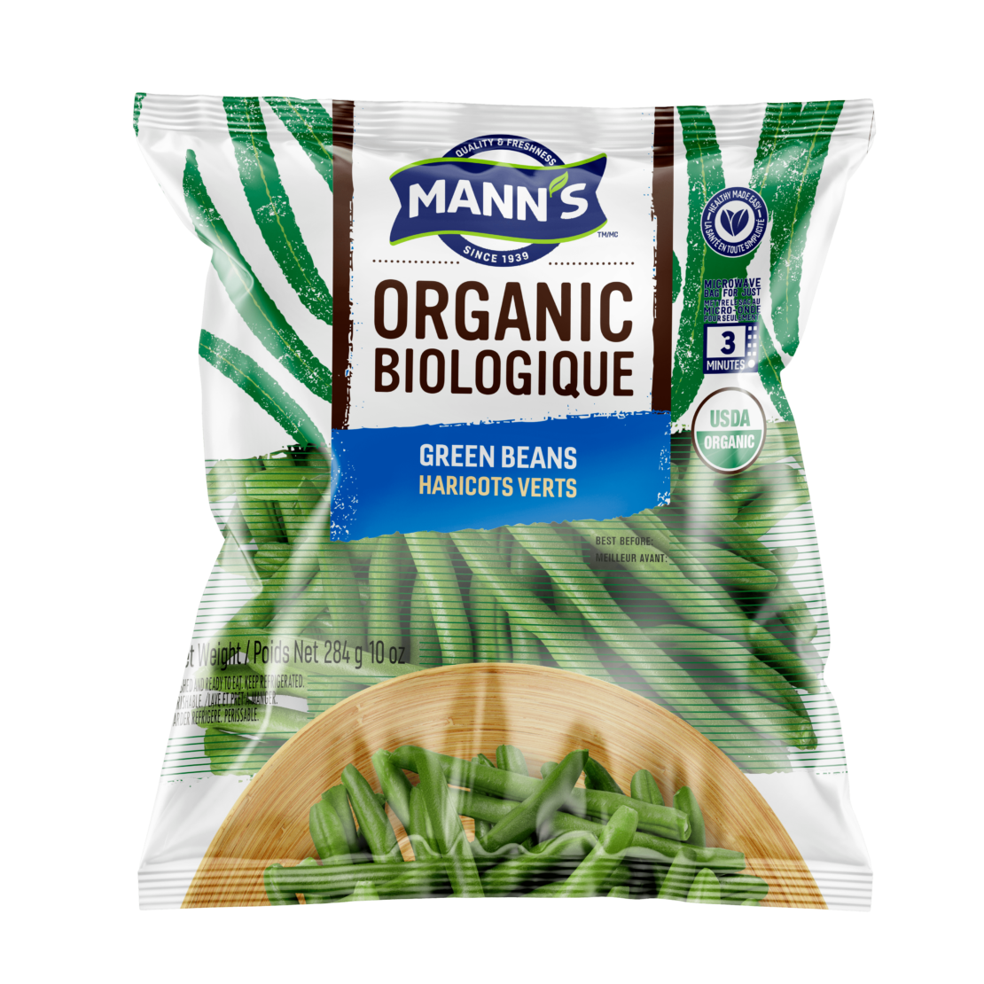 Organic Green Beans - Mann's Fresh Vegetables