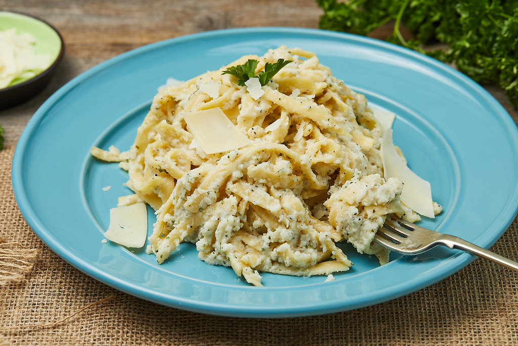 Cauliflower Fettuccine Alfredo Mann S Fresh Vegetables