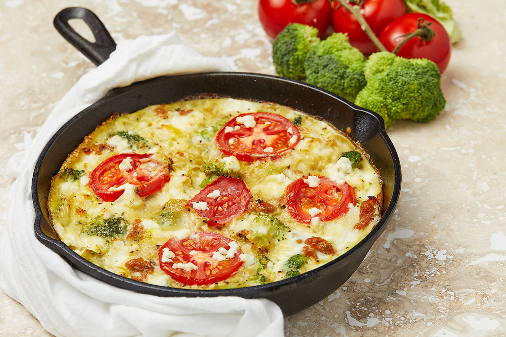 Organic Italian Skillet Frittata - Mann's Fresh Vegetables