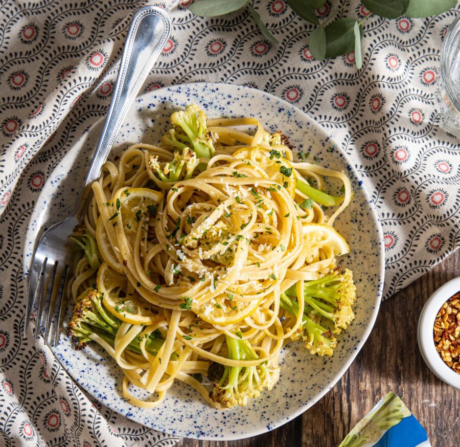 Roasted CAULILINI® baby cauliflower and Lemon Pasta with Fried Capers ...